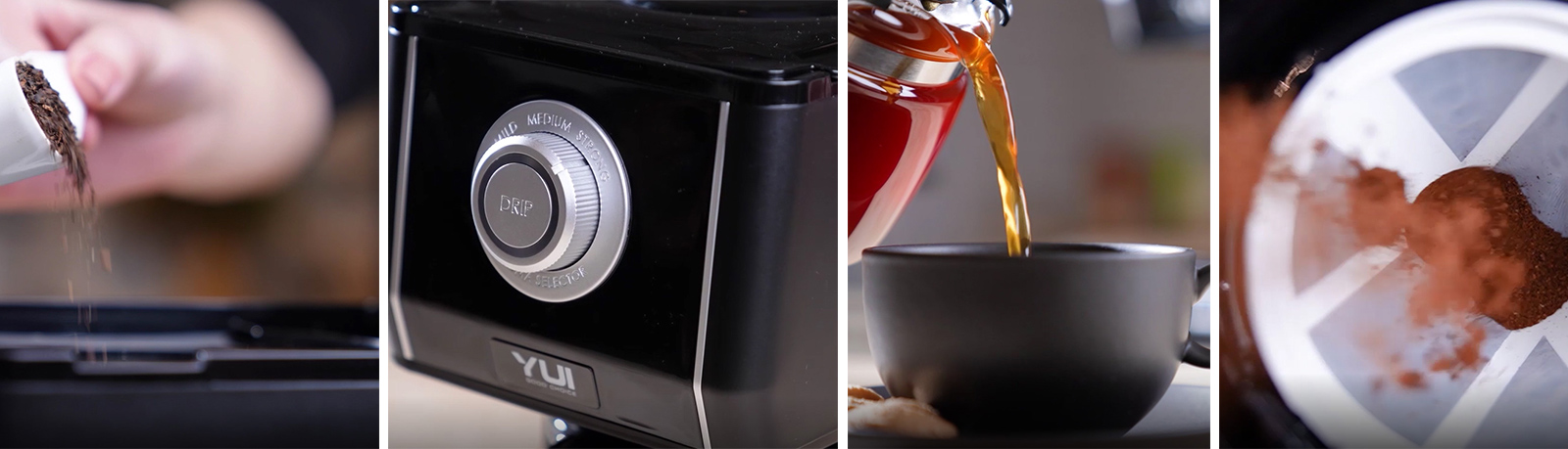 Yui-CM-1003AE 2 in 1 tea and coffee machine