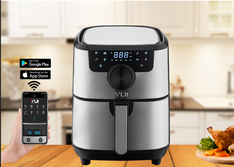 Yui M20 Maxifry Touch Screen 4.5 Liter Smart Air fryer Oil Free Fryer 1500W