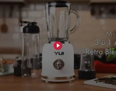 Review Yui 3-in-1 Retro Smoothie blender set