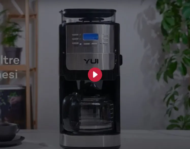 Yui CM-1609G grinder filter coffee maker