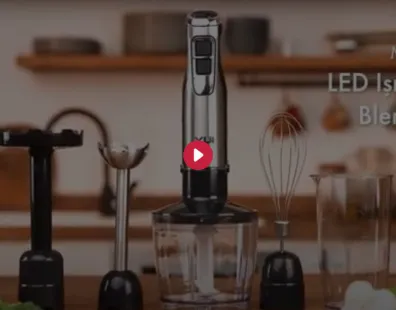 The Yui Led Wired Blender Set with Light is your new assistant in the kitchen!