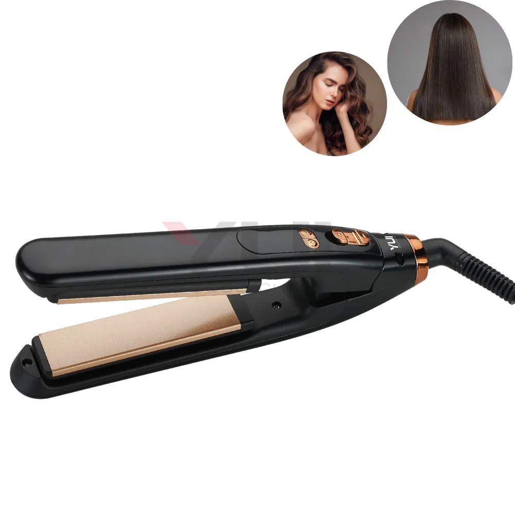 Yui KB2006 Ceramic Plate Led Display Mini Hair Straightener And Styling Tongs