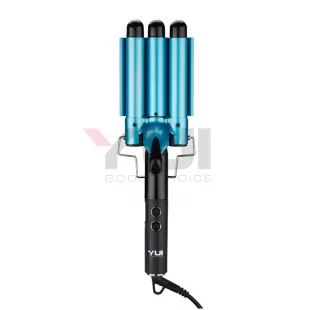 Yui KB3035 Foldable Ceramic Plate Water Wave Wag 25mm Hair Curling Iron