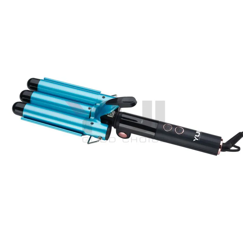 Yui KB3035 Foldable Ceramic Plate Water Wave Wag 25mm Hair Curling Iron